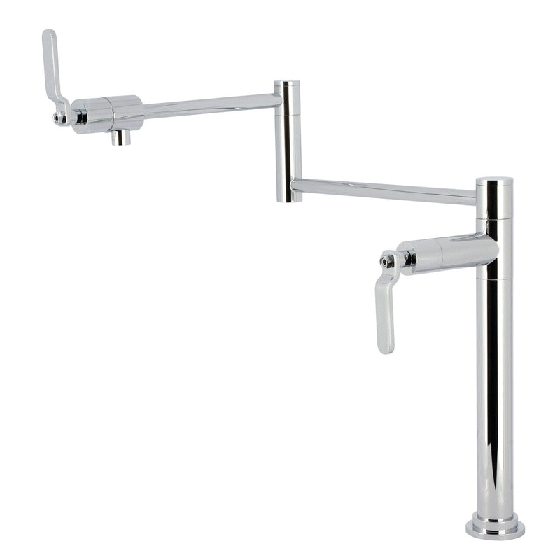 Whitaker Two-Handle 1-Hole Deck Mount Pot Filler Faucet