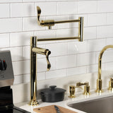 NuWave Single-Hole Deck Mount Pot Filler