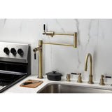 Kaiser Two-Handle 1-Hole Deck Mount Pot Filler Faucet