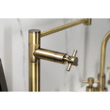 Concord Two-Handle 1-Hole Deck Mount Pot Filler Faucet