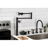 Essex Two-Handle 1-Hole Deck Mount Pot Filler Faucet