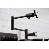 Essex Two-Handle 1-Hole Deck Mount Pot Filler Faucet