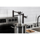 Essex Two-Handle 1-Hole Deck Mount Pot Filler Faucet