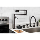 Metropolitan Two-Handle 1-Hole Deck Mount Pot Filler Faucet