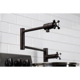 Metropolitan Two-Handle 1-Hole Deck Mount Pot Filler Faucet