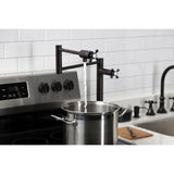 Metropolitan Two-Handle 1-Hole Deck Mount Pot Filler Faucet