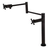 Metropolitan Two-Handle 1-Hole Deck Mount Pot Filler Faucet