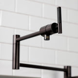 Kaiser Two-Handle 1-Hole Deck Mount Pot Filler Faucet