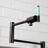 Kaiser Two-Handle 1-Hole Deck Mount Pot Filler Faucet