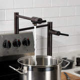 Kaiser Two-Handle 1-Hole Deck Mount Pot Filler Faucet