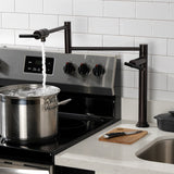 Kaiser Two-Handle 1-Hole Deck Mount Pot Filler Faucet