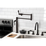 NuWave Single-Hole Deck Mount Pot Filler