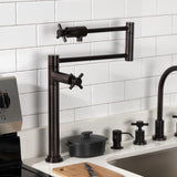 Concord Two-Handle 1-Hole Deck Mount Pot Filler Faucet
