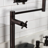 Concord Two-Handle 1-Hole Deck Mount Pot Filler Faucet
