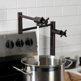 Concord Two-Handle 1-Hole Deck Mount Pot Filler Faucet