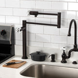 Metropolitan Two-Handle 1-Hole Deck Mount Pot Filler Faucet