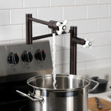 Metropolitan Two-Handle 1-Hole Deck Mount Pot Filler Faucet