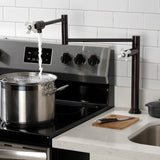 Metropolitan Two-Handle 1-Hole Deck Mount Pot Filler Faucet