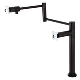 Metropolitan Two-Handle 1-Hole Deck Mount Pot Filler Faucet