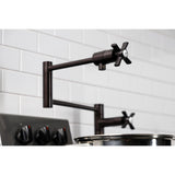 Millennium Two-Handle 1-Hole Deck Mount Pot Filler Faucet