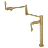 NuWave Single-Hole Deck Mount Pot Filler