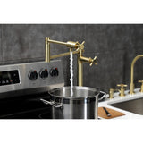 Concord Two-Handle 1-Hole Deck Mount Pot Filler Faucet