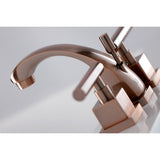 Claremont Two-Handle 3-Hole Deck Mount Widespread Bathroom Faucet with Brass Pop-Up