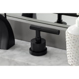 Kaiser Two-Handle 3-Hole Deck Mount Widespread Bathroom Faucet with Brass Pop-Up Drain