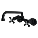 Kingston Two-Handle 2-Hole Wall Mount Kitchen Faucet