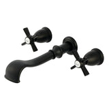 Millennium Two-Handle 3-Hole Wall Mount Roman Tub Faucet