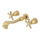 Hamilton Two-Handle 3-Hole Wall Mount Roman Tub Faucet