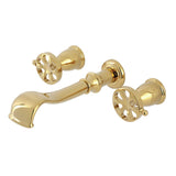 Belknap Two-Handle 3-Hole Wall Mount Roman Tub Faucet