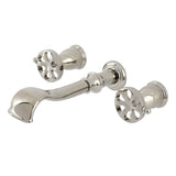 Belknap Two-Handle 3-Hole Wall Mount Roman Tub Faucet