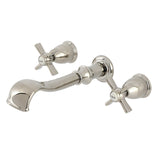 Millennium Two-Handle 3-Hole Wall Mount Roman Tub Faucet
