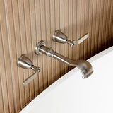 Hallerbos Two-Handle 3-Hole Wall Mount Roman Tub Faucet