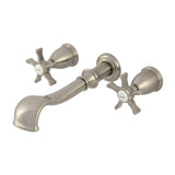 Hamilton Two-Handle 3-Hole Wall Mount Roman Tub Faucet