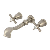 Millennium Two-Handle 3-Hole Wall Mount Roman Tub Faucet