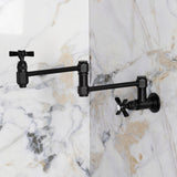 Millennium Two-Handle 1-Hole Wall Mount Pot Filler Faucet