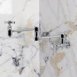 Millennium Two-Handle 1-Hole Wall Mount Pot Filler Faucet