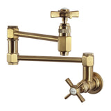Millennium Two-Handle 1-Hole Wall Mount Pot Filler Faucet