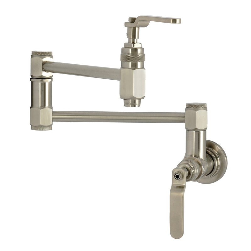 Whitaker Two-Handle 1-Hole Wall Mount Pot Filler Faucet