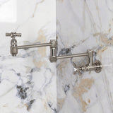 Millennium Two-Handle 1-Hole Wall Mount Pot Filler Faucet