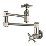 Millennium Two-Handle 1-Hole Wall Mount Pot Filler Faucet