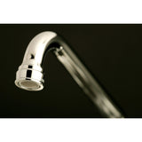 Kingston Double-Handle 2-Hole Wall-Mount Bridge Kitchen Faucet