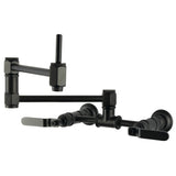 Whitaker Two-Handle 2-Hole Wall Mount Pot Filler Faucet
