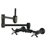 Millennium Two-Handle 1-Hole Wall Mount Pot Filler Faucet