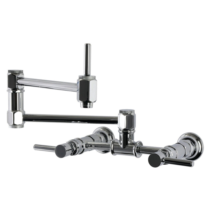 Concord Two-Handle 2-Hole Wall Mount Pot Filler Faucet