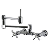 Millennium Two-Handle 1-Hole Wall Mount Pot Filler Faucet