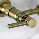 Concord Two-Handle 2-Hole Wall Mount Pot Filler Faucet