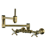 Millennium Two-Handle 1-Hole Wall Mount Pot Filler Faucet
